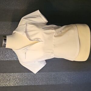 Edikted White Polo Top Worn 1x